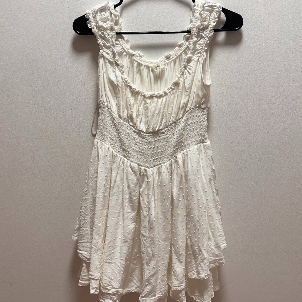 Urban Outfitters White Playsuit-romper Size S